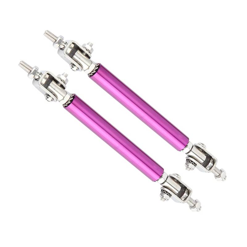 Auto Stoßfänger Beschützer Lippenstange Splitter Strebe Stücke Stütze Vorne nach Hinten für Love Car Decoration 2pcs 75 Mm (Violett) von Kavolet