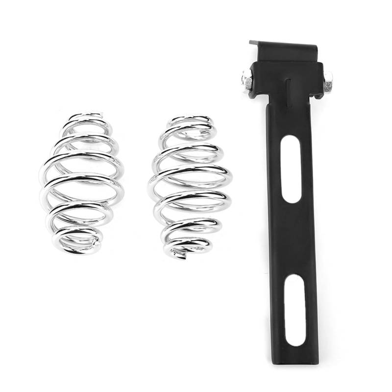 Edelstahl -Motorradsitzsitz Sattel Springs Halterung Set Sturdy Halter Bobber von Kavolet