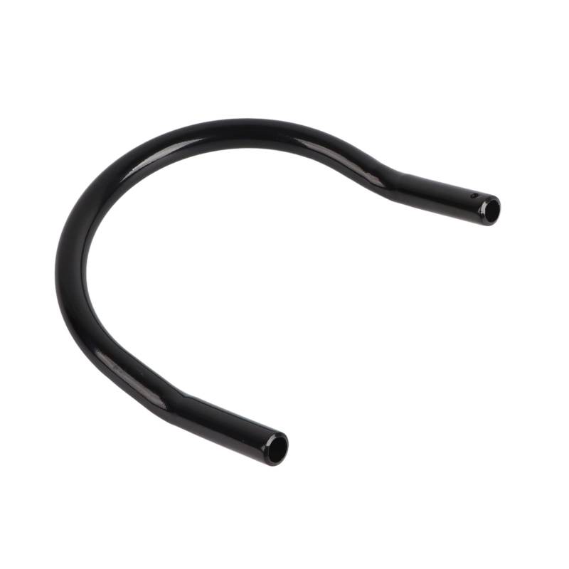 Motorrad-Rücksitzrahmen-Loop-Hoop-Halterung, DIY-Zubehör für Einzigartigen Stil, Schwarze Farbe (230mm Gebogenes Rohr) von Kavolet