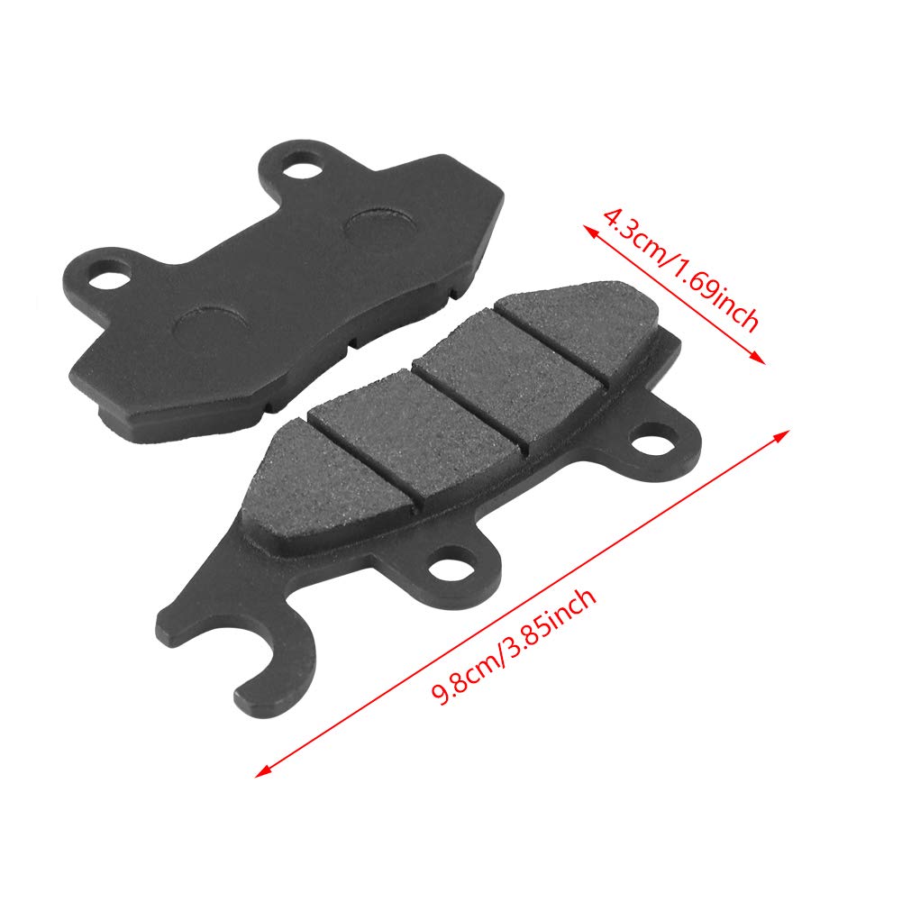 Motorradbremsbeläge Setzen Außergewöhnliche Stoppleistung Geeignet und Stabil füR EX 250 250 R 2008-2012 EX 300 2013-2016 von Kavolet