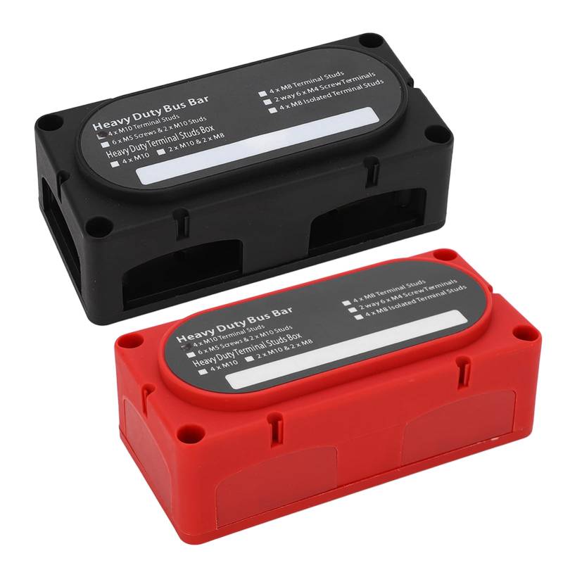 Stromverteilungsblock 4 Stifte 300A Batterie-Bus-Bar Universal 12-48V Car RV Yacht-Boot von Kavolet