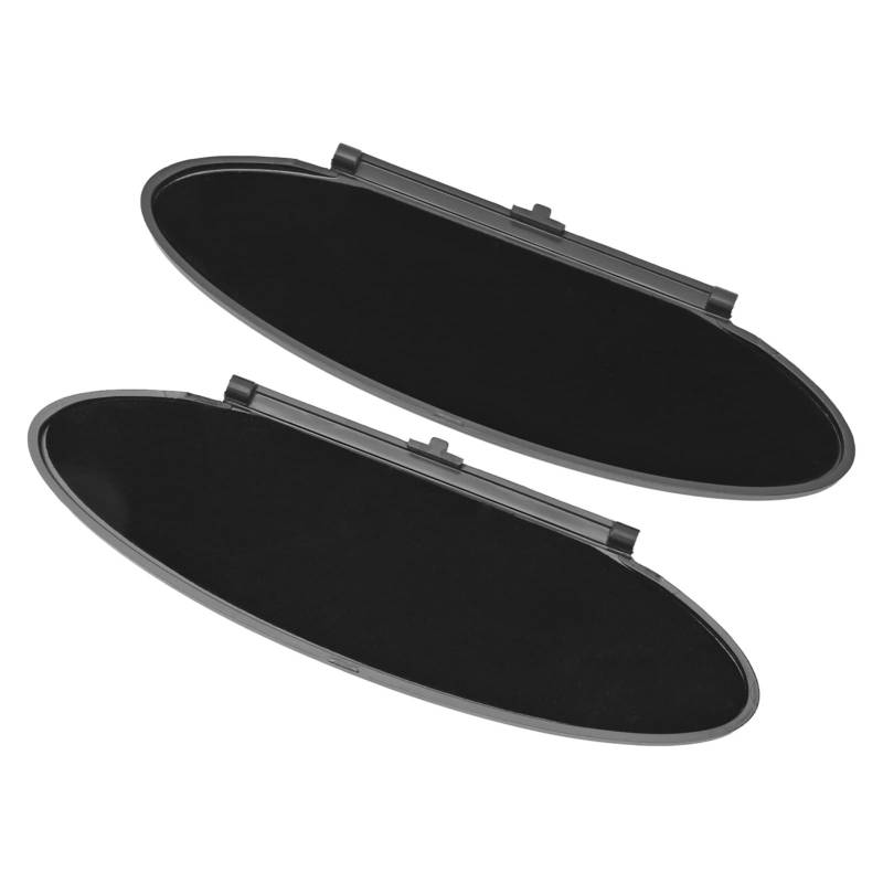 Sun Visor Mirror Cover Stabiler Ersatz für Cayman 986 987 Schwarzes ABS -Material von Kavolet