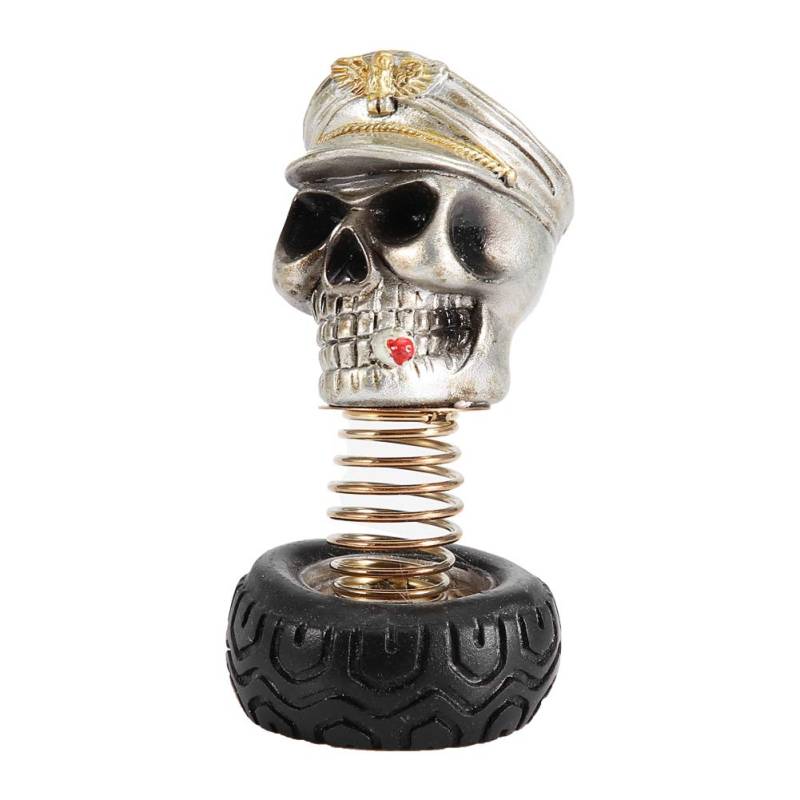 Swing Weaving Skull Car Decoration Dashboard Ornament, Umweltfreundliche Home Office Decor Accessoires von Kavolet