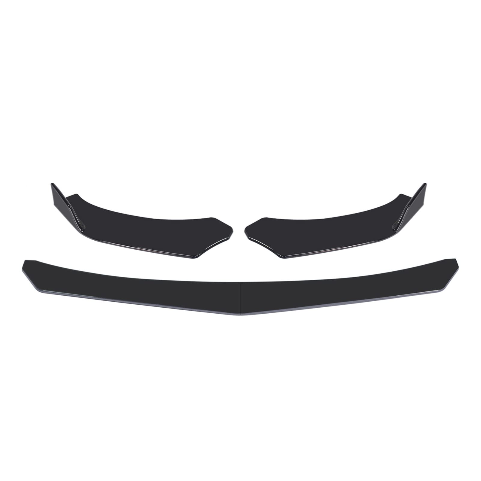 Universal Car Front Bumper Lip Splitter, ABS Body Kit Spoiler Canard für die Meisten Autos von Kavolet