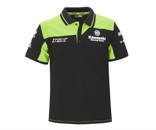 Kawasaki MX Herren Poloshirt schwarz Größe XL von Kawasaki