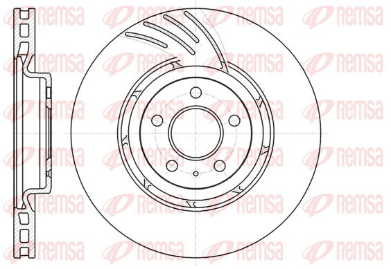 Bremsscheibe Vorderachse Kawe 61111 10 von Kawe