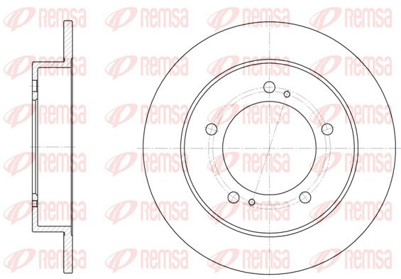 Bremsscheibe Vorderachse Kawe 6331 00 von Kawe