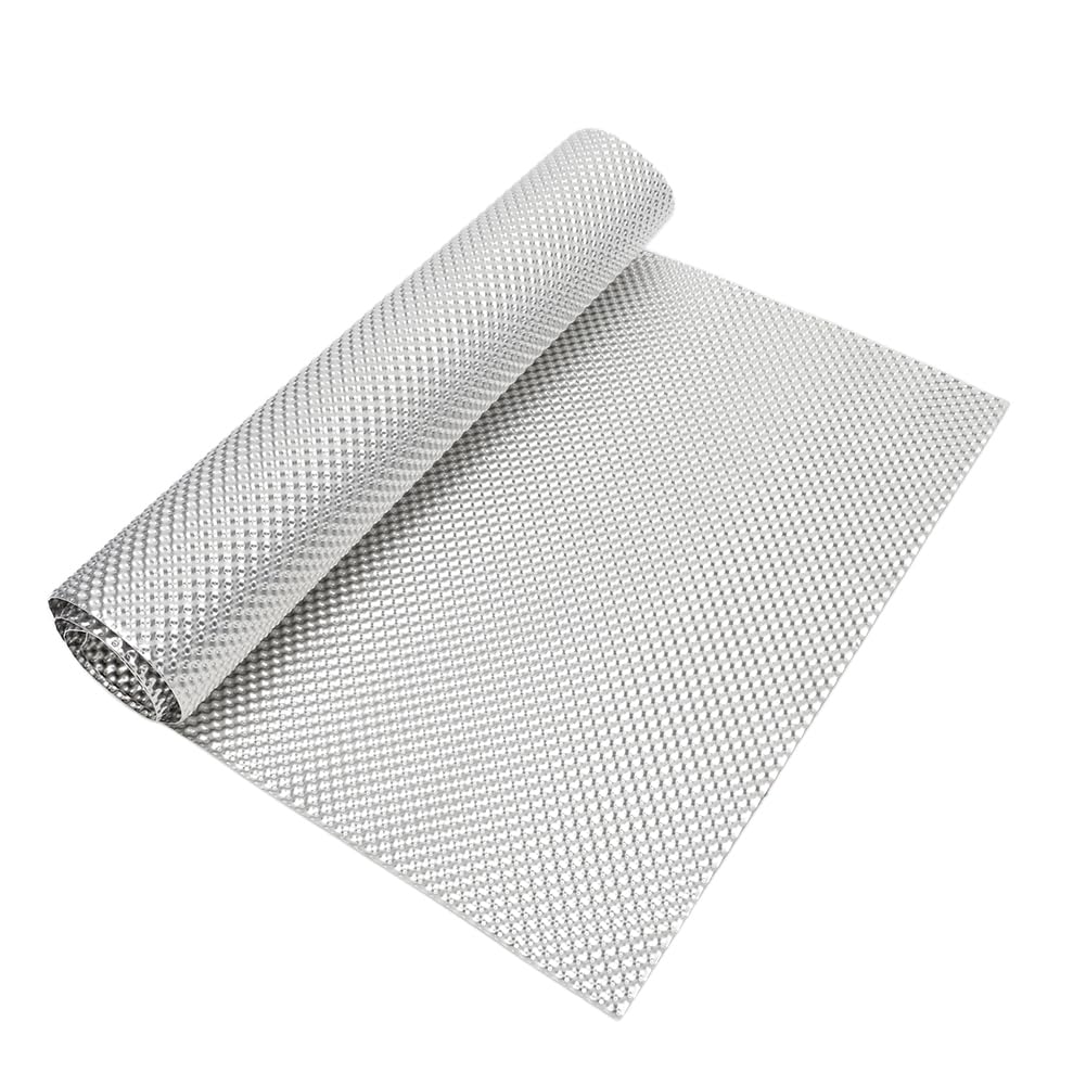 Hitzeschutz Hitzeblech Geprägte, 100x40cm Fahrzeug Aluminisierter Hitzeschutzblech Reparatursatz, Auto Hitzeschild, Thermische Barriere, Auto Geprägte Hitzeschutz für Auto Motorsport Isolierung von Kayuneed