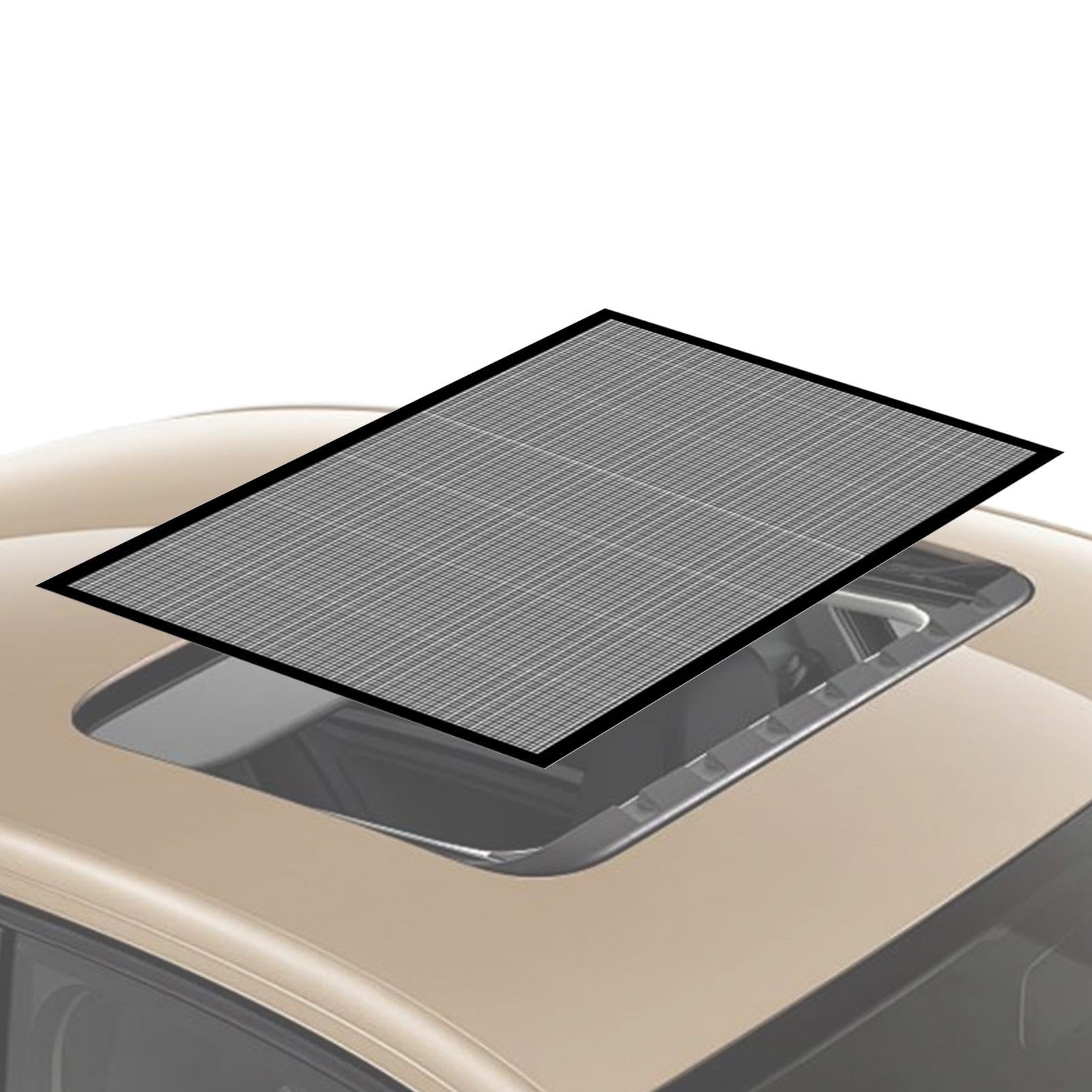 Auto-Dach-Sonnenschutz – universell passend für Autodach-Sonnenschutz, Faltbarer UV-Schutz-Auto-Sonnenschutz | Robuste Auto-Sonnenschutzabdeckung, einfach zu installierender Fahrzeugdach-Sonnenschutz von Kbnuetyg