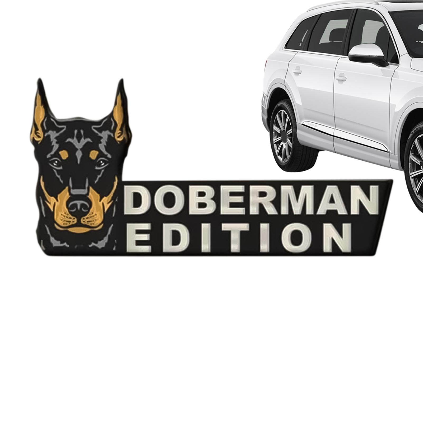 Autoaufkleber für Hunde, Hundeauto, Hundeauto-Abzeichen | 3D-Acryl-Autoabzeichen, Gummiaufkleber für die Stoßstange des Autos, Abzeichen von Kbnuetyg