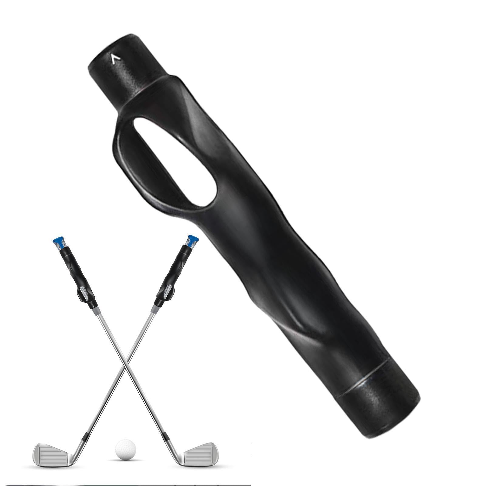 Golf Training Aid – Grip Installation, Non-Slip Golf Swing Training Grip | Golf Sports Zubehör für Rechtshänder, Professional Player, Beginner von Kbnuetyg