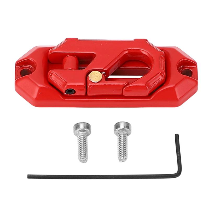 RC Auto Winde Metalldrahtführung Zinklegierung Universal Fit Klettern Auto Ersatz (Red) von Kcabrtet