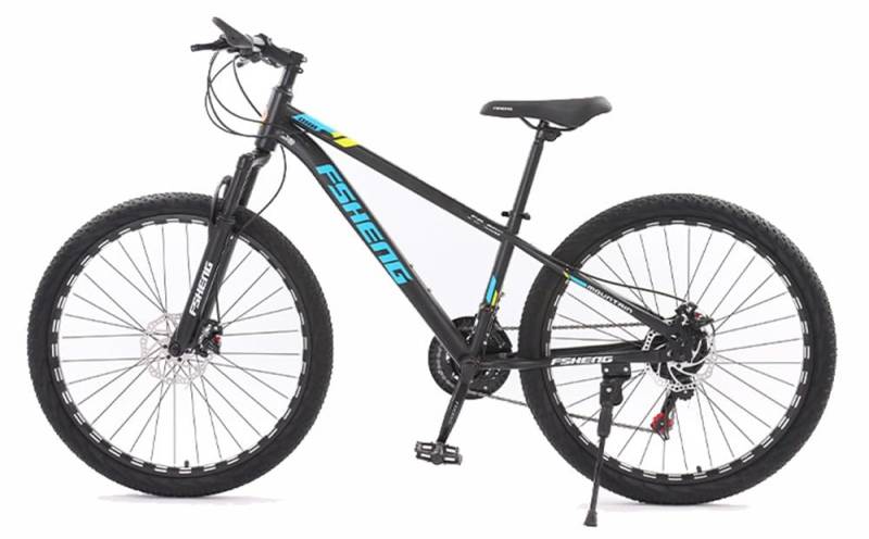 Kcolic 24/26 Zoll Mountainbike, Scheibenbremsenfahrrad, 3 Gang Schaltung, Sportliches Aussehen, Vollfederung, Fully MTB B,24in von Kcolic