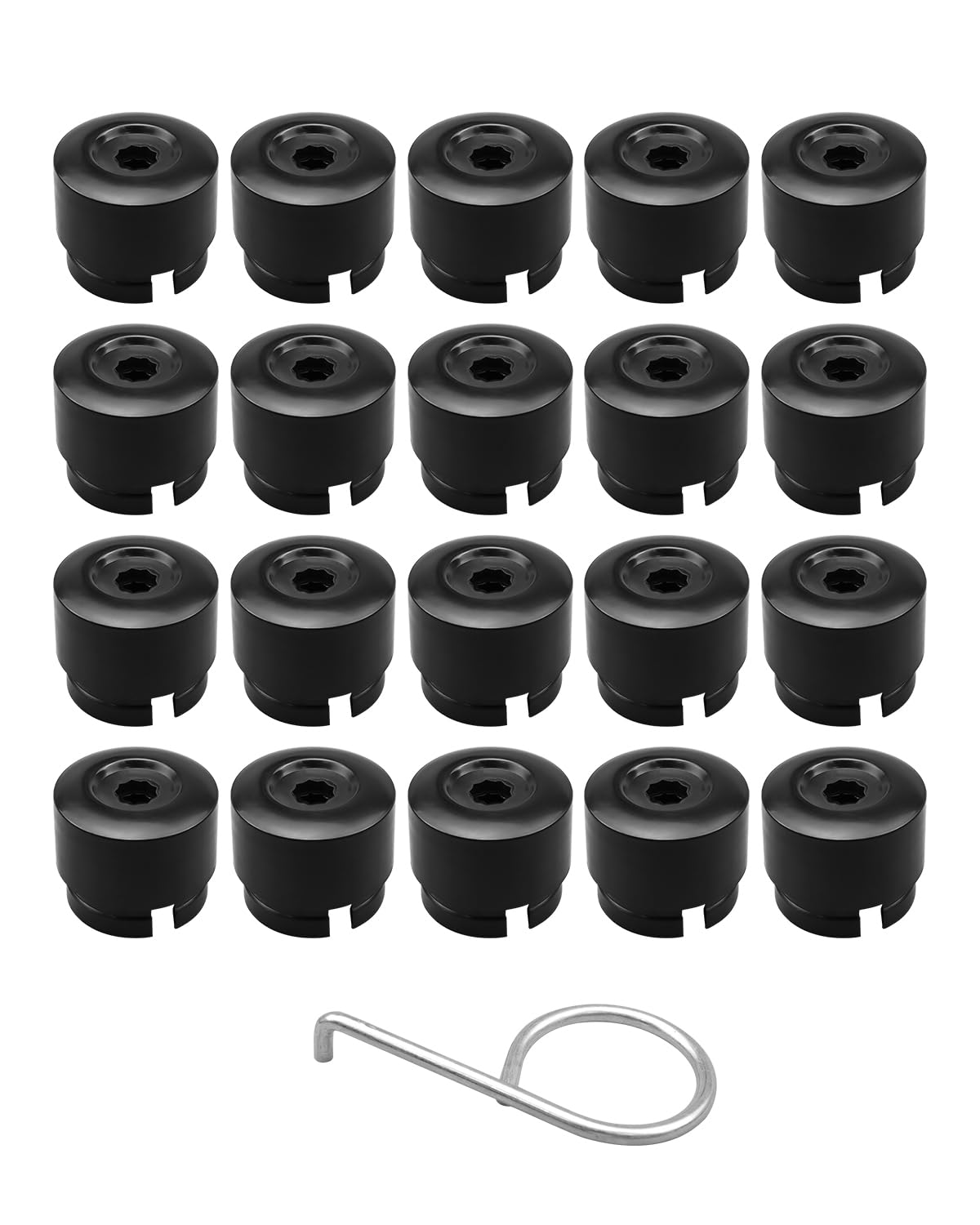 19mm Auto Radmutter T5 T6 Radmuttern Kappen Nabe Schraube Abdeckung Schutzkappen Radmutter Schraube Kopfabdeckung 20pcs von Kculapuny