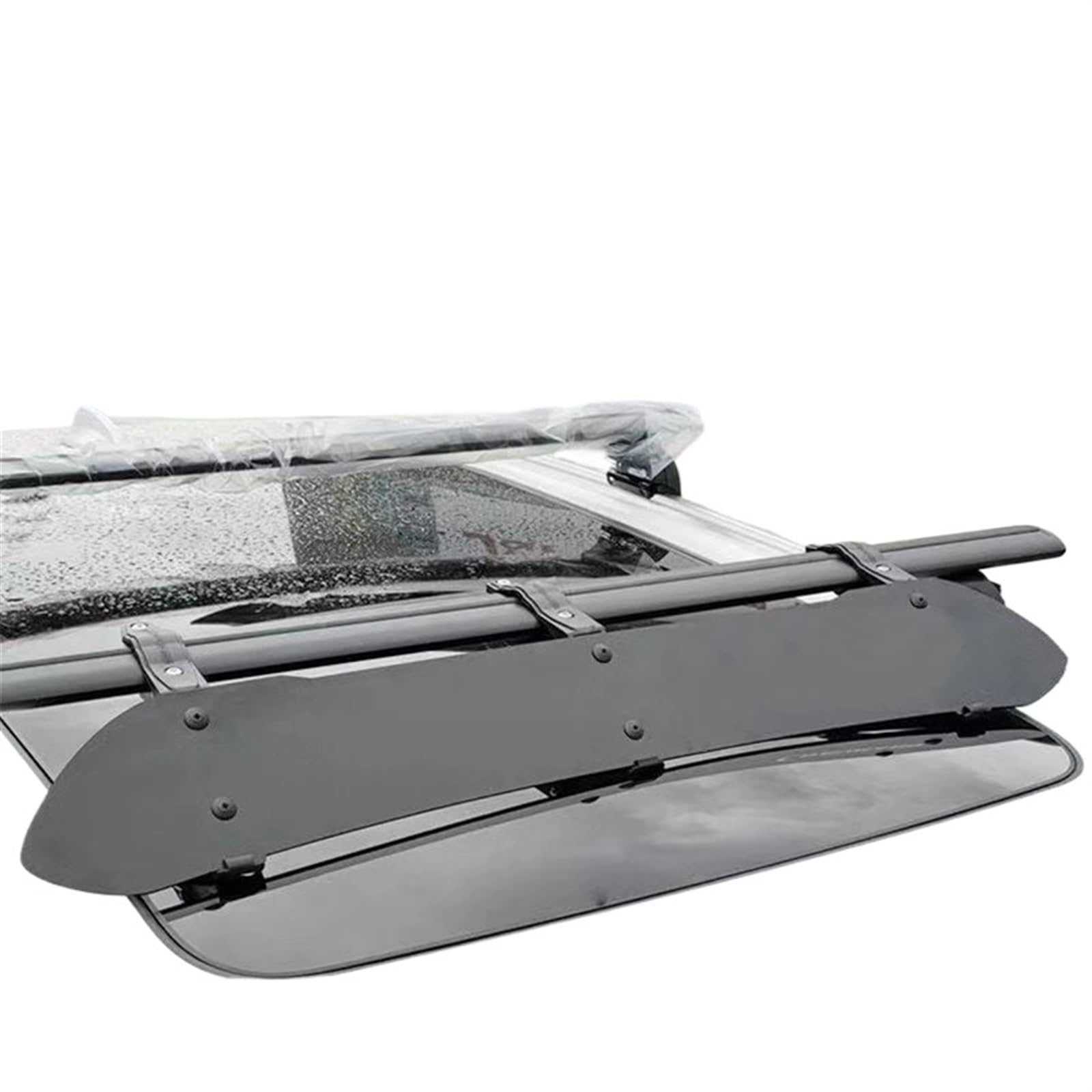 Dachgepäckträger Auto Autogepäckhalter Dachgepäckträger Querträger Spoiler Verbundplattenverkleidung Minimiert Windgeräusche Universal Autogepäckträger Windverkleidung Dachrelings(41inch 1040mm) von Kdbcet