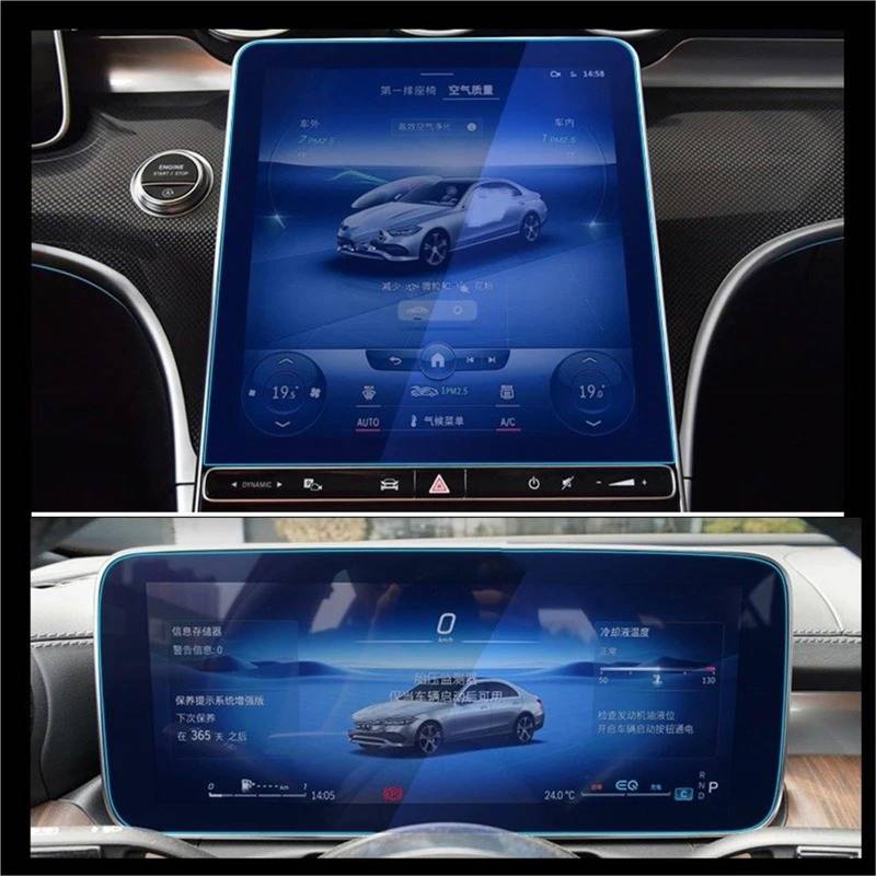 GPS-Displayschutz Für Benz Für C-klasse Für W205 Für W204 Für W206 2021 2022 Auto GPS Navigation Film LCD Bildschirm Gehärtetem Glas Schutz Film Auto-Displayschutz(C) von Kdbcet