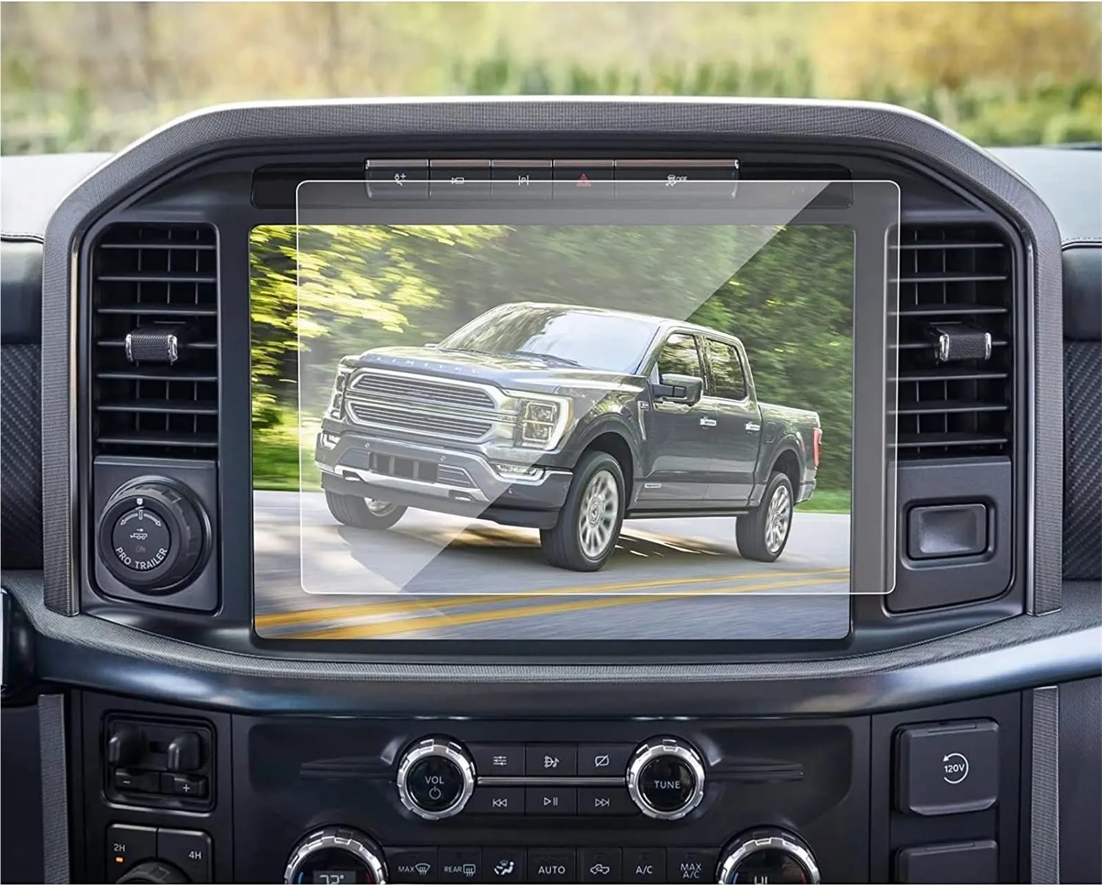 GPS-Displayschutz Für Ford Für F150 Für F 150 2021 2022 2023 Auto Navigation Display Bildschirm Infotainment Center Touch Klar Gehärtetes Glas Schutz Film Auto-Displayschutz von Kdbcet