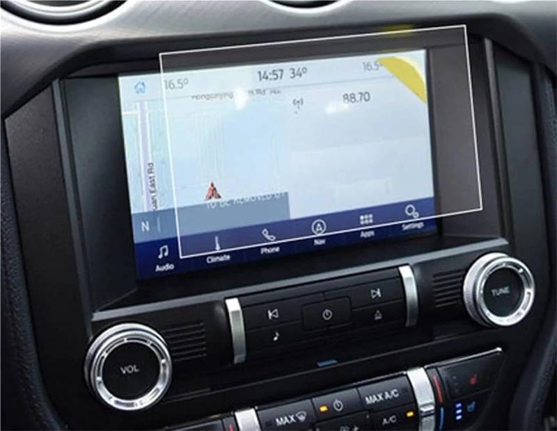 GPS-Displayschutz Für Ford Für Mustang 2017 2018 2019 2020 Auto LCD GPS Navigation Gehärtetem Glas Bildschirm Film Schutz Auto-Displayschutz von Kdbcet