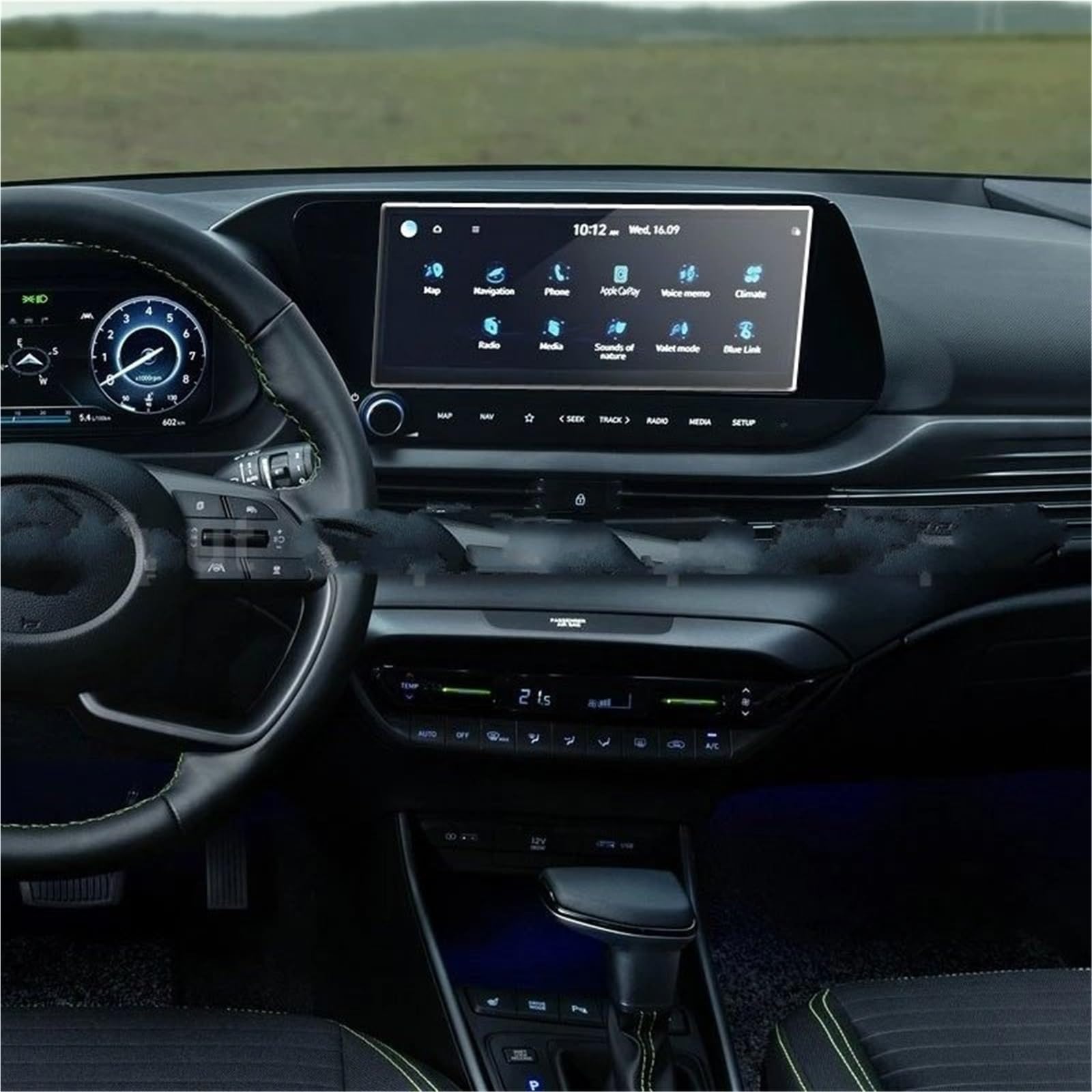 GPS-Displayschutz Für Hyundai Für I20/N Linie/Aktive 2021 2022 2023 10,25 Zoll Auto Navigation Screen Protector Display Gehärtetem Glas Schutz Film Auto-Displayschutz von Kdbcet