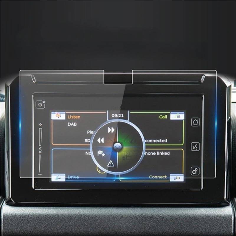 GPS-Displayschutz Für Suzuki Für Jimny 2019 2020 2021 2022 2023 Auto Navigation Display Hohe DefinitionGehärtetes Glas Screen Protector Auto Innen Auto Zubehör Auto-Displayschutz(Blue A) von Kdbcet