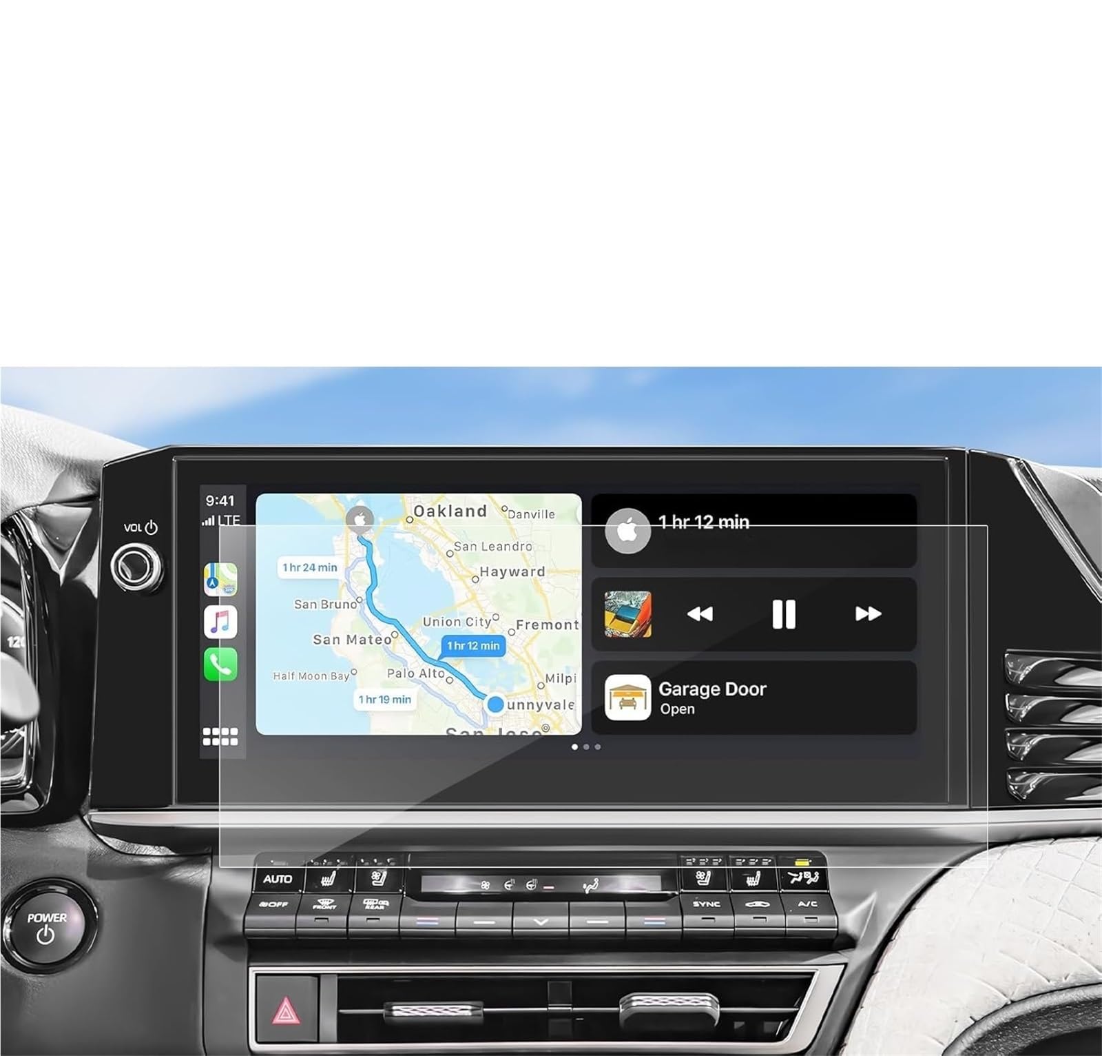 GPS-Displayschutz Für Toyota Für Camry 2025 12,3 Zoll Auto Radio GPS Navigation Innen Zubehör PET Screen Protector Film Auto-Displayschutz von Kdbcet