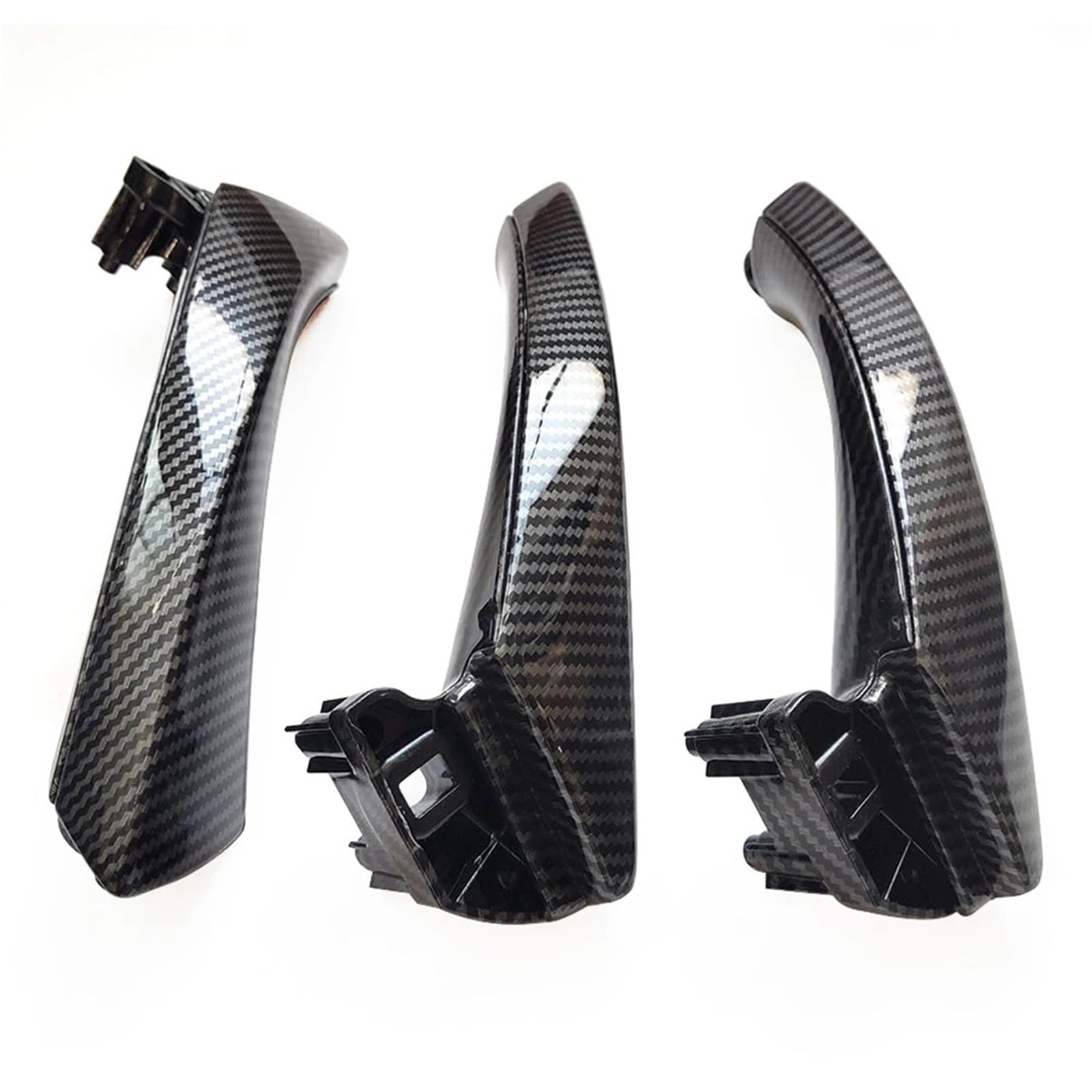 Innentürgriff des Autos Für 3 Serie E90 E91 316 318 320 325 328 2004-2012 LHD Links Fahrer Carbon Fiber Innen Tür Pull Griff Armlehne Panel Vollen Satz Autoinnentürgriffe von Kdbcet