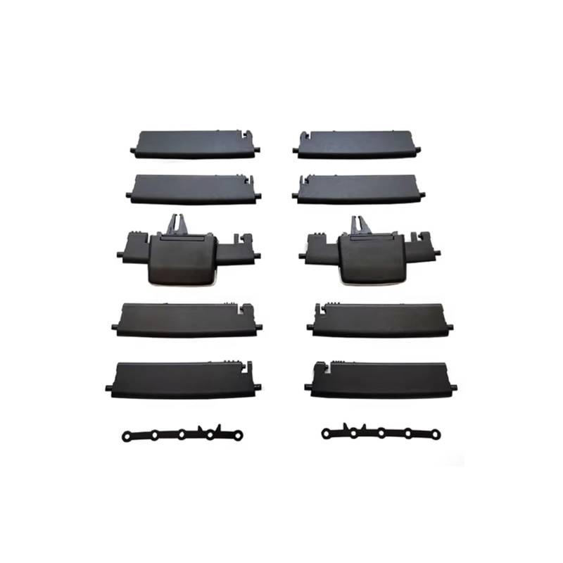 Klimaanlage Vents Für Benz W166 W292 ML350 GL450 ML Für GLE Auto Hinten AC Klimaanlage Vent Outlet Grille Rutsche Clip Reparatur Kit A/C Klimaanlage Steckdose von Kdbcet