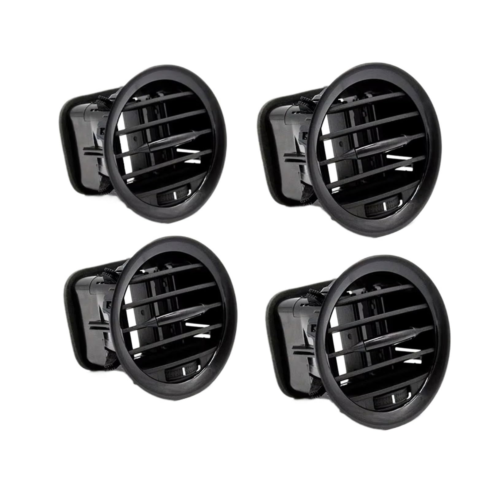 Klimaanlage Vents Für Opel Für Corsa D Für Adam 2006-2014 Schwarz/Chrom Dashboard Air Klimaanlage Outlet Auto Innen Air Vent Grille A/C Klimaanlage Steckdose von Kdbcet