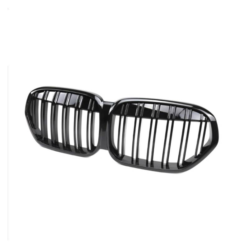 Kühlergrill 1 Paar Front Gitter Für X1 F49 2020 2021 2022 Glanz Matt Schwarz Nieren Grill Ersatz Racing Front Stoßstange Gitter Auto Frontgrill(Gloss Black) von Kdbcet