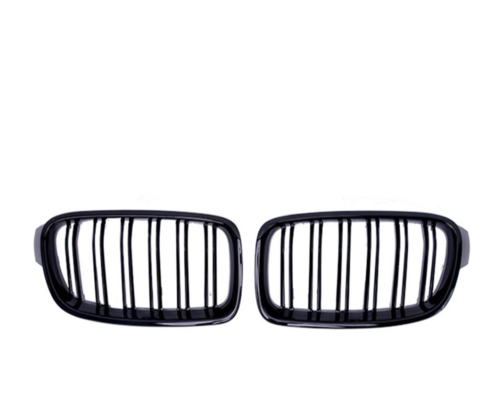 Kühlergrill 1 Paar Für 3er F30 F35 2012 2013-2018 2019 Auto-Kühlergrill Nieren-Renngrill Ersatz-Rennsport-Frontstoßstange Schwarzer Kühlergrill Auto Frontgrill(Gloss Black) von Kdbcet