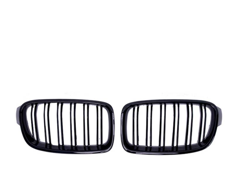 Kühlergrill 1 Paar Für 3er F30 F35 2012 2013-2018 2019 Auto-Kühlergrill Nieren-Renngrill Ersatz-Rennsport-Frontstoßstange Schwarzer Kühlergrill Auto Frontgrill(Gloss Black) von Kdbcet