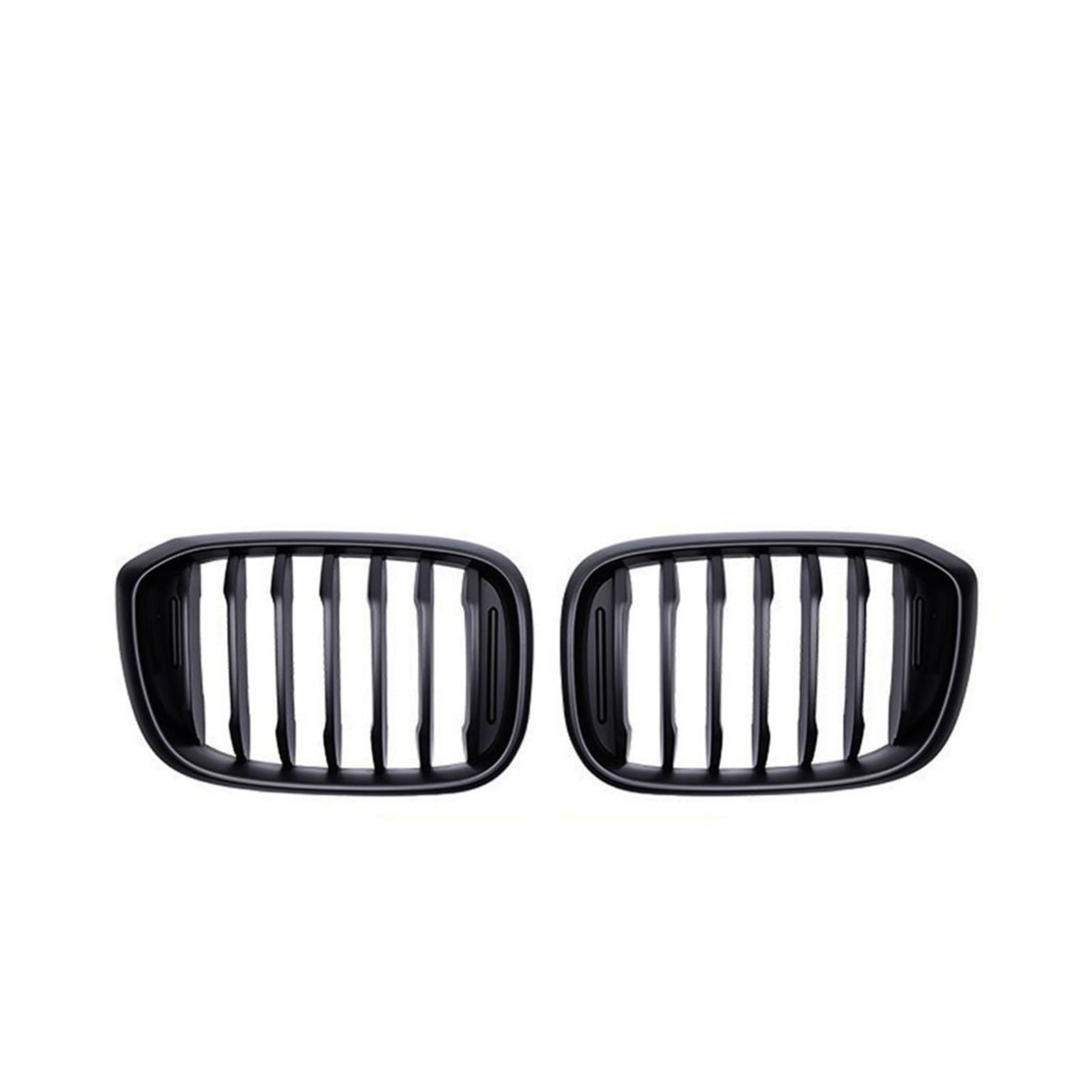 Kühlergrill 2 Stück Für 3 4 X3 X4 G01 G02 G08 2018 2019 2020 2021Eine Lamellengrill Vorne Nierengitter Glänzend Matt Schwarz Racing Grills Auto Styling Auto Frontgrill(Matt-schwarz) von Kdbcet