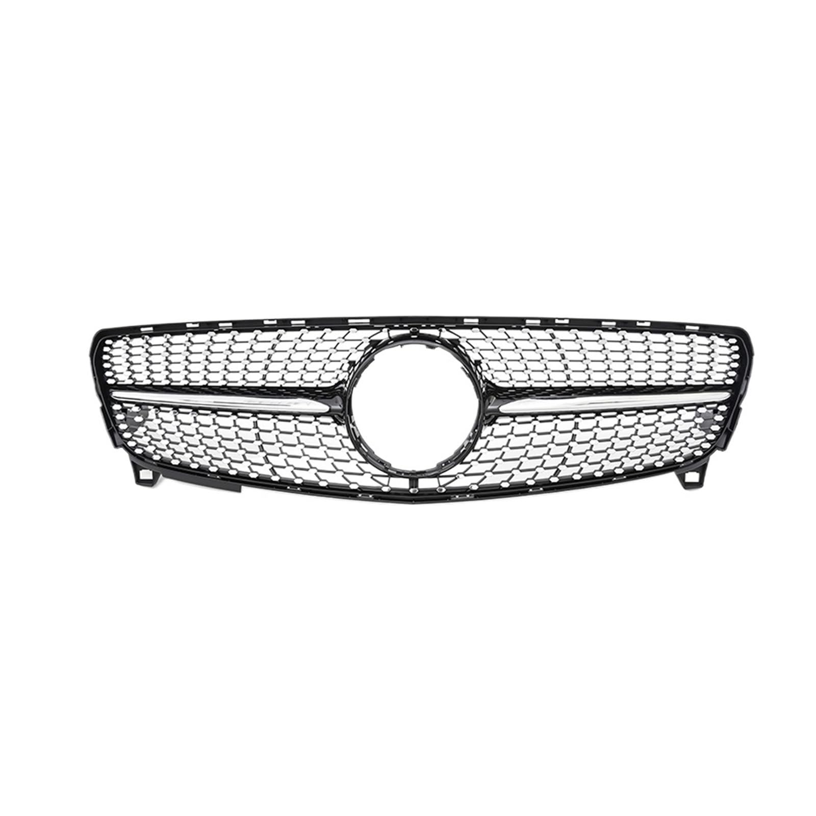 Kühlergrill 2016 2017 2018 Für Benz A-Klasse W176 A180 A200 A220 A250 A45 AMG & GTR & Diamant Stil Kühlergrill Grill Auto Frontgrill(Diamonds-Black) von Kdbcet