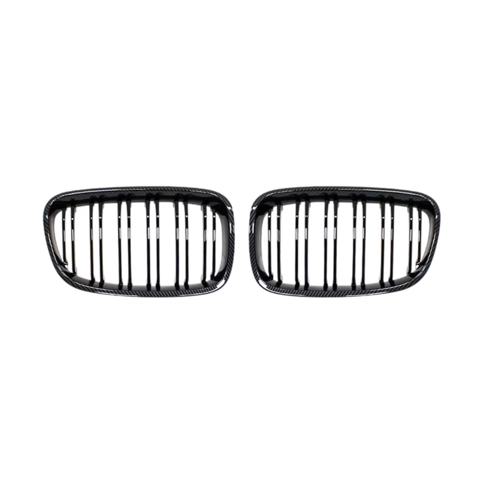 Kühlergrill Frontstoßstange Nierengrill Kühlerschutzgitter Leistungsautozubehör Für 1er F20 F21 2011 2012 2013 2014 Auto Frontgrill(Carbon Look) von Kdbcet