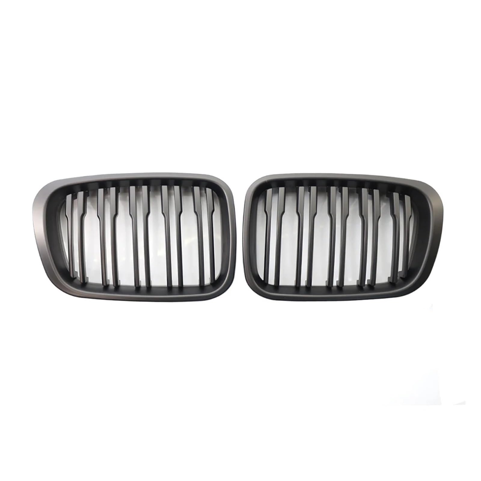 Kühlergrill Für 3er E46 4-Türer 4D 4DR 1998-2001 Auto Frontstoßstange Nierengrill Grille Glanz Schwarz Renngrills Autozubehör Auto Frontgrill(Matt-schwarz) von Kdbcet