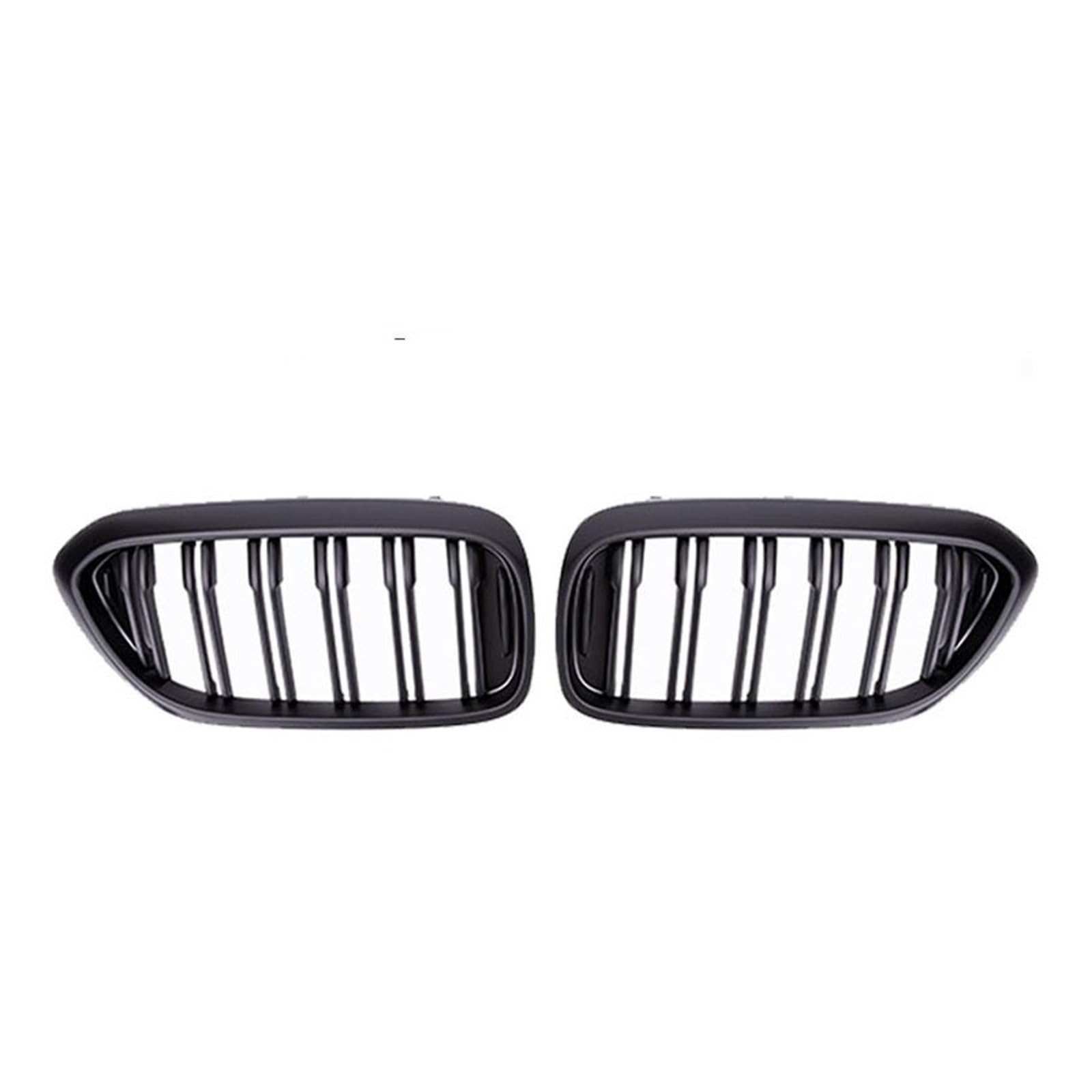 Kühlergrill Für 5 Series G30 G38 525I 530I 540I 550I 2017 2018 2019 2020 Vorne Racing Niere Kühlergrill Stoßstange 2 Lamellen Grill Austausch Auto Frontgrill(Matt-schwarz) von Kdbcet