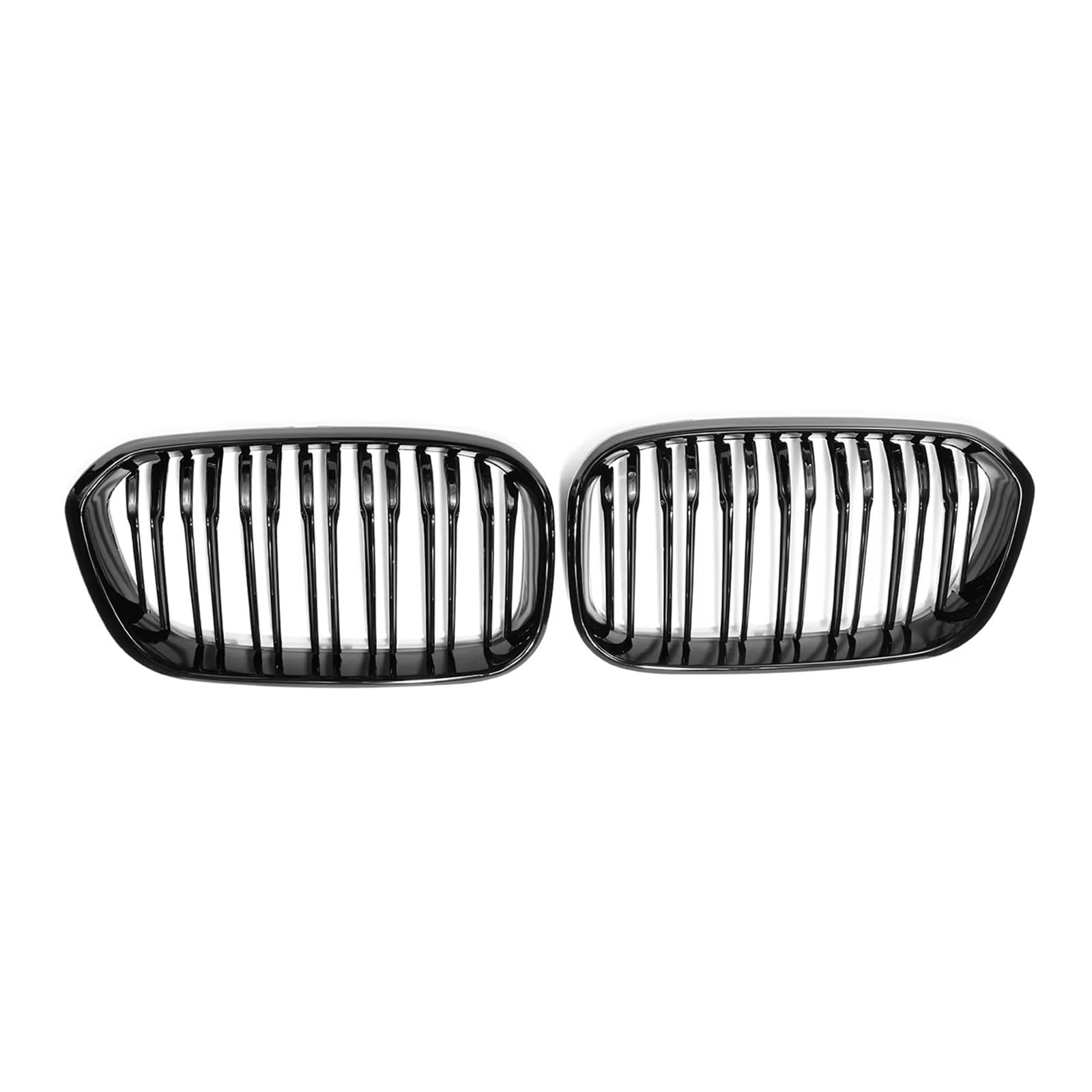 Kühlergrill Für F20 F21 120i LCI 1 Serie 2015 2016 2017 Racing Grille Glänzend Schwarz Front Niere Grill Grille 2 Lamellen Auto Frontgrill von Kdbcet