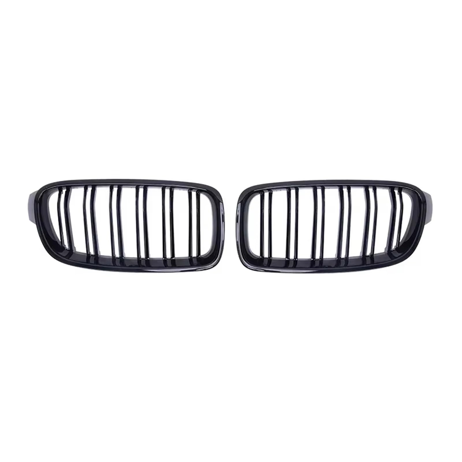 Kühlergrill Für F30 F31 F35 320i 325i 328i 2012-2018 2019 Auto-Styling Niere Kühlergrill Dual Lamellen Kühlergrill Racing Grills Auto Zubehör Auto Frontgrill von Kdbcet