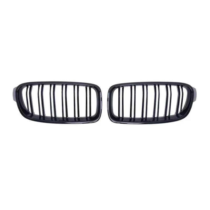 Kühlergrill Für F30 F31 F35 320i 325i 328i 2012-2018 2019 Auto-Styling Niere Kühlergrill Dual Lamellen Kühlergrill Racing Grills Auto Zubehör Auto Frontgrill von Kdbcet