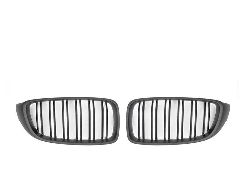 Kühlergrill Für F32 F33 F36 F80 F82 2013-2020 Cabriolet Coupe 425i 430i 440i 435i Glänzend Schwarz Front Niere Kühlergrill Lamellen M4 Stil Grill Auto Frontgrill(Matt-schwarz) von Kdbcet