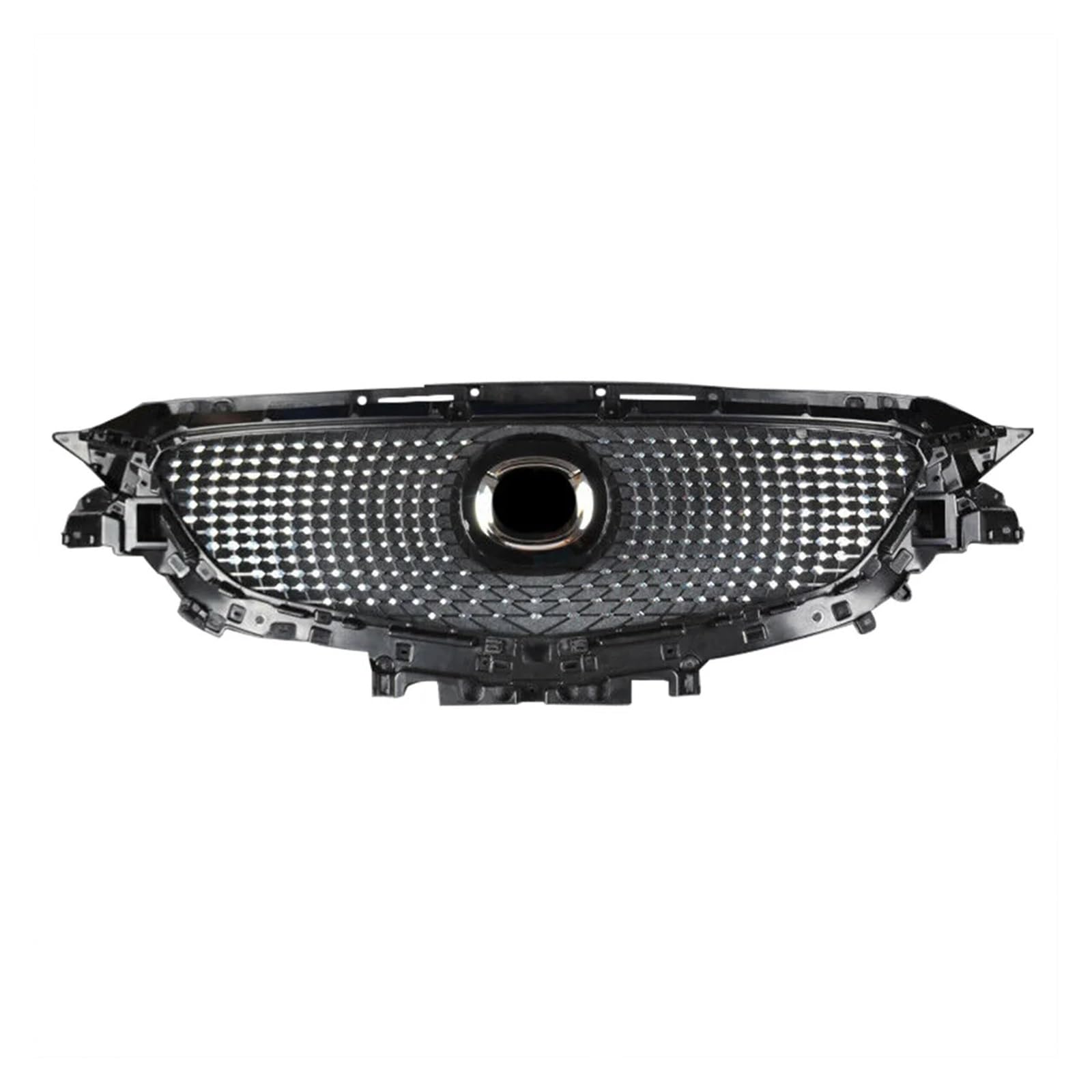 Kühlergrill Für Mazda 6 Für Atenza GJ GL 2014 2015 2016 Auto Kühlergrill ABS Diamant Oberen Stoßfänger Grill Grille Aftermarket Auto Frontgrill von Kdbcet