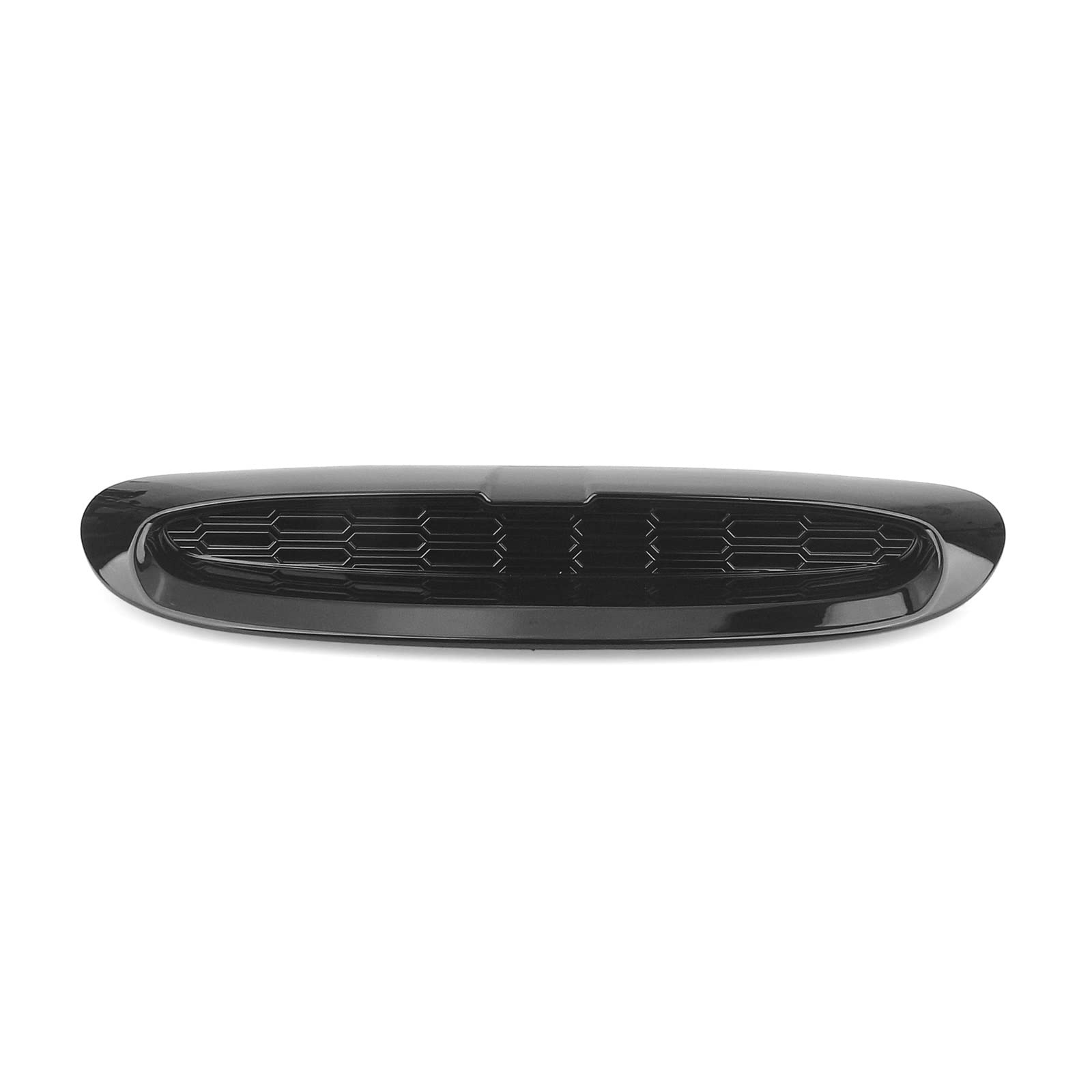 Kühlergrill Für Mini Für Cooper S JCW F54 F55 F56 F57 2014-2021 2022 2023 2024 ABS Glanz/Matt Schwarz Vorne Motorhauben Haube Vent Scoop Air Outlet Abdeckung Trim Auto Frontgrill(Glossy Black) von Kdbcet