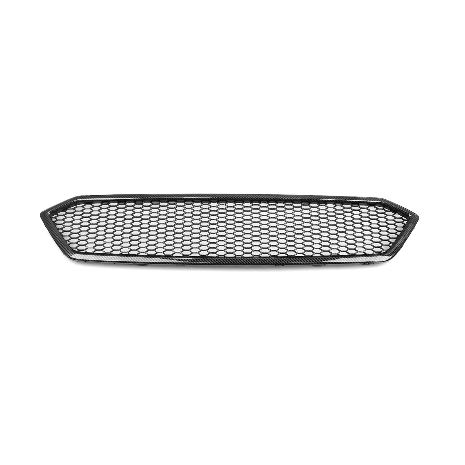 Kühlergrill Für Subaru Für Impreza Für WRX STI 2018 2019 2020 Kühlergrill Renngrill Carbonfaser-Look/Glanz/Mattschwarz Oberes Stoßstangenhauben-Maschengitter Auto Frontgrill(Kohlefaser-Optik) von Kdbcet