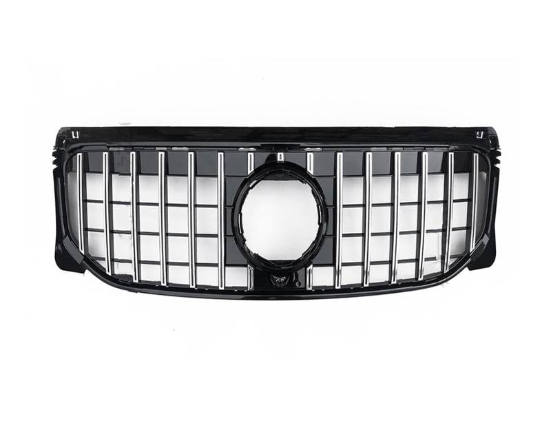 Kühlergrill Haubengitter Frontgrill Racing Grill AMG Line GT Diamond Style Tuning Für Benz GLB X247 W247 2019 2020 2021 2022 220 250 Auto Frontgrill(GT Silvery) von Kdbcet