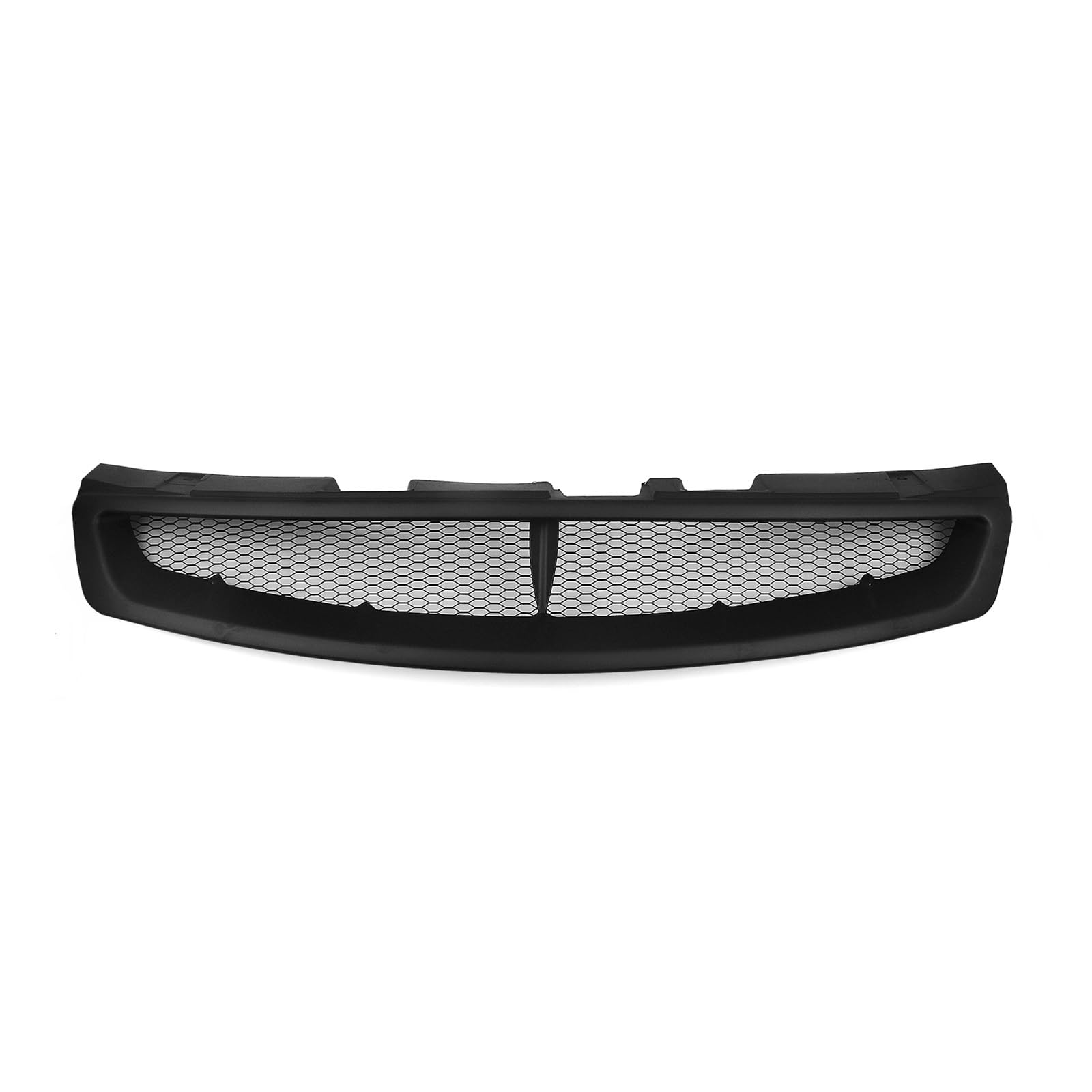 Kühlergrill Kühlergrill Für Infiniti G35 2003–2007 Coupé 2 Türen Carbonfaser-Look/Glanz/Mattschwarz Netz-Kit Für Die Obere Stoßstangenhaube Auto Frontgrill(Matt-schwarz) von Kdbcet