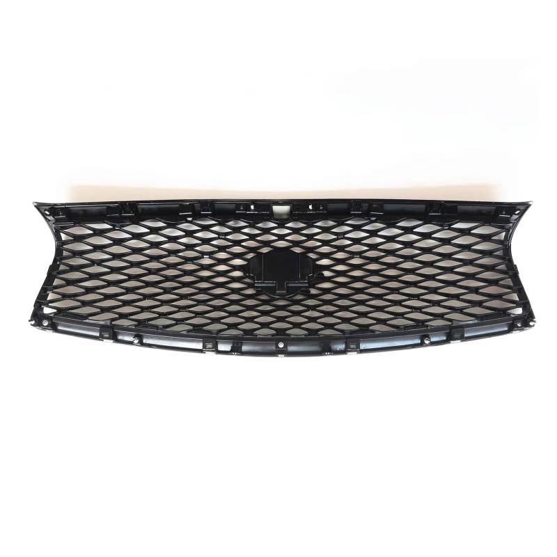 Kühlergrill Renngrill Für Infiniti Q50 Q50S 2014-2017 Alle Modelle Schwarz Glänzend Ersatz-Frontgrill Auto-Oberteil Stoßstangenhaube Maschengitter-Kit Auto Frontgrill von Kdbcet