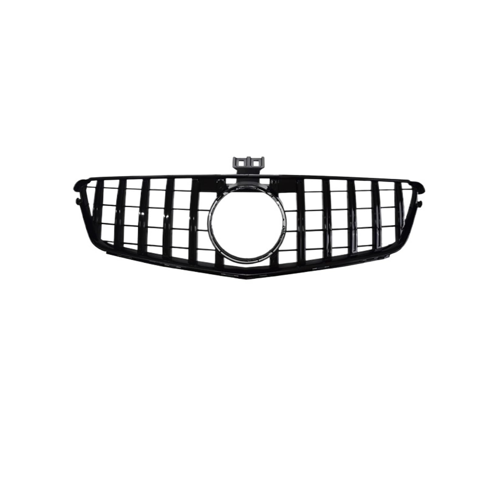 Kühlergrill Spiel Front Stoßstange Kühlergrill Haube Grill Für C W204 C43 2007-2014 C180 C200 C250 C300 AMG GT Diamant Tuning Auto Frontgrill(GT Black) von Kdbcet