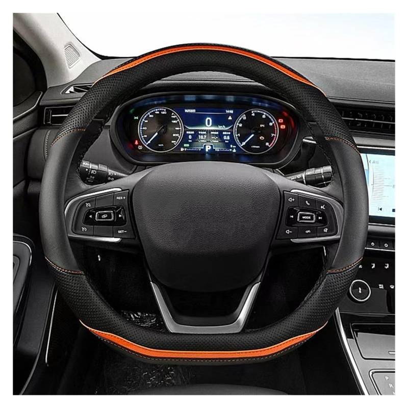 Lenkradhüllen Für Chery Tiggo 5X 7 8 2020-2023 Für GX 2019 2020 2021-2023 Für 3X 7 Plus 8 Plus Pro Arrizo 5 Plus GT 2021-2023 D Form Auto Lenkrad Abdeckung Lenkradbezug Auto(Orage) von Kdbcet