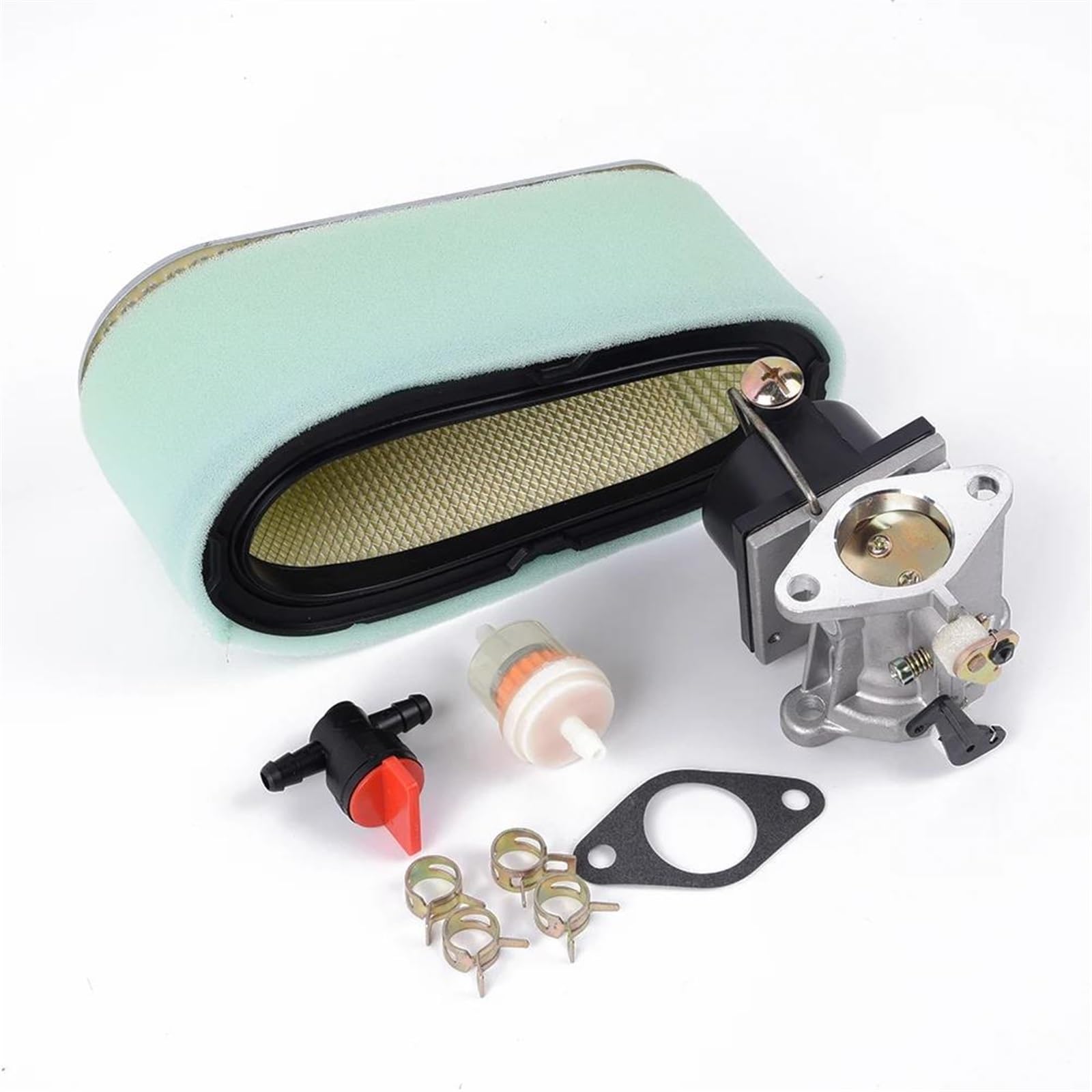 Motorrad Vergaser Für Tecumseh Für 13HP 13,5 HP 14HP 15HP 640065a Für OHV125, OHV130 Teil Garten Trimmer Vergaser Luftfilter Vergaser Kit ErsatzVergaser von Kdbcet