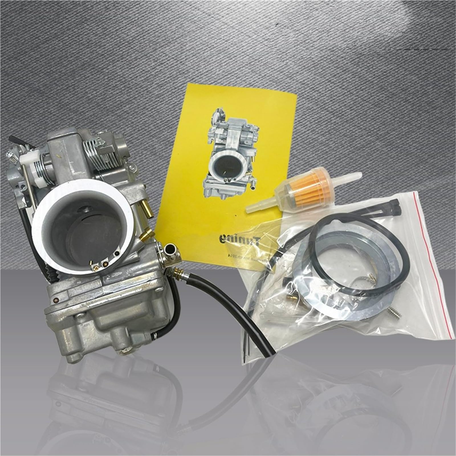 Motorradvergaser Für Mikuni Für HSR42 Für HSR45 Für HSR48 HD Ersatz 426232 990-662-002 Motorrad Carb Vergaser Choke Kabel HSR Vergaser(45mm) von Kdbcet